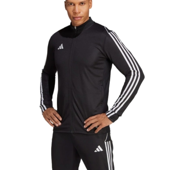 adidas Other - ADIDAS MEN'S TIRO 23 BLACK WHITE LEAGUE TRAINING JACKET SLIM FIT SIZE MEDIUM
